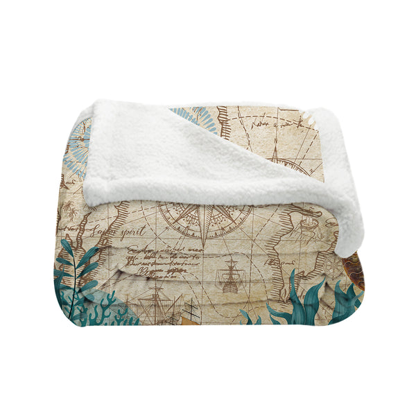 Coastal Knit Blanket Single