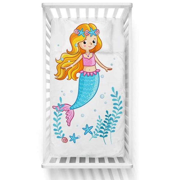 Little Mermaid Cot Bedding Set Australian Coastal Passion 🇦🇺 Australian Coastal Passion