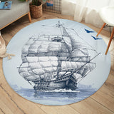 Semper Fortis Round Rug