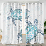 The Sea Turtle Twist Blackout Curtains