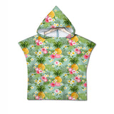 Tropical Vibes Quick-Dry Hooded Poncho Towel