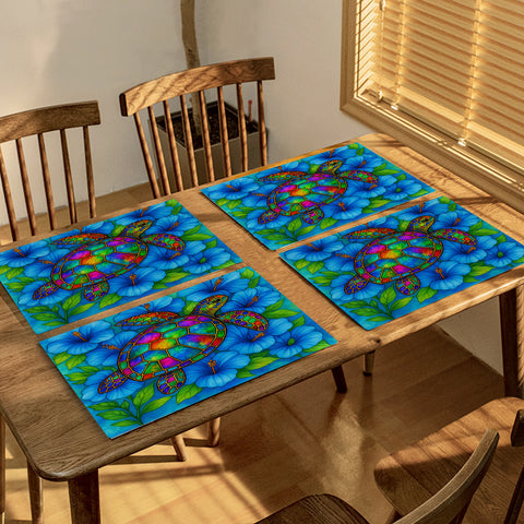 Hibiscus Sea Turtle Placemat