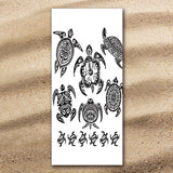 Pacific Turtle Dance Jumbo Towel