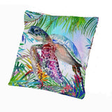 Tropical Sea Turtle Outdoor Cushion Cover