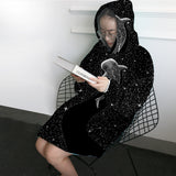 Ocean of Stars Wearable Blanket Hoodie