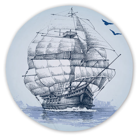 Semper Fortis Round Sand-Free Towel