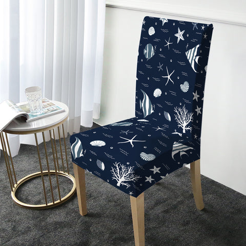 Blue Ocean Chair Cover