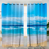 Peace of the Beach Blackout Curtains