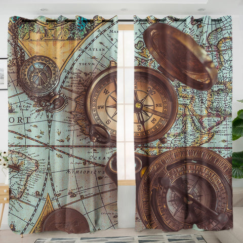 The World Wanderer Blackout Curtains