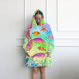 Mermaid Life Wearable Blanket Hoodie