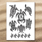 Pacific Turtle Dance Jumbo Towel