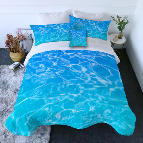 Turquoise Sea Quilt Set