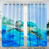 Sea Turtle Life Blackout Curtains