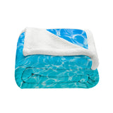 Turquoise Sea Bedspread Blanket