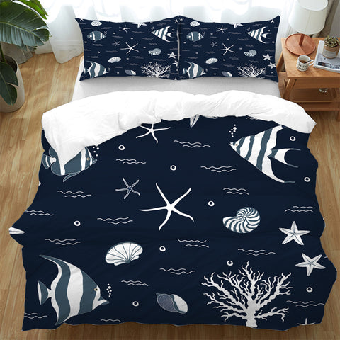 Blue Ocean Doona Cover Set