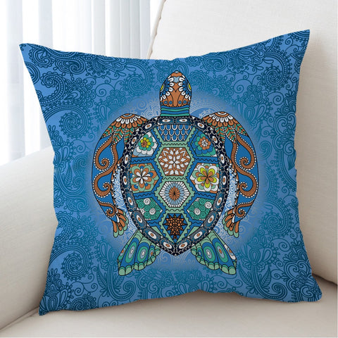The Turtle Totem Outdoor Cushion Cover