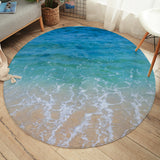 Beach Round Floor Mat