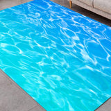 Turquoise Sea Floor Mat