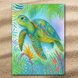 Watercolor Sea Turtle Jumbo Towel