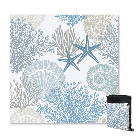 Coastal Coral Sand Free Towel