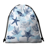 Ocean Blues Round Beach Towel