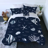 Blue Ocean Quilt Set