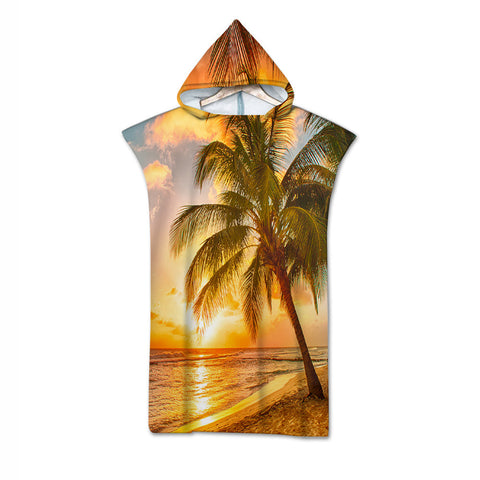 Barbados Quick-Dry Hooded Poncho Towel