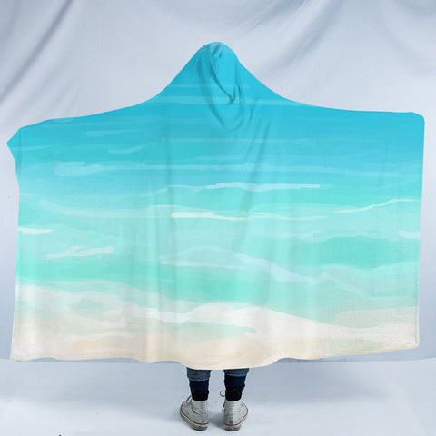 Beach Colours Hooded Blanket