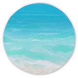 Beach Colours Round Floor Mat