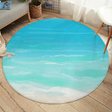 Beach Colours Round Floor Mat