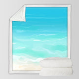 Beach Colours Soft Sherpa Blanket