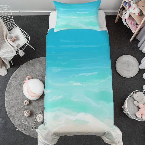 Beach Colours Toddler Bed Set