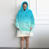 Beach Colours Wearable Blanket Hoodie