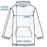 Beach Colours Wearable Blanket Hoodie