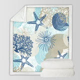 Beach Treasures Bedspread Blanket