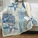 Beach Treasures Bedspread Blanket