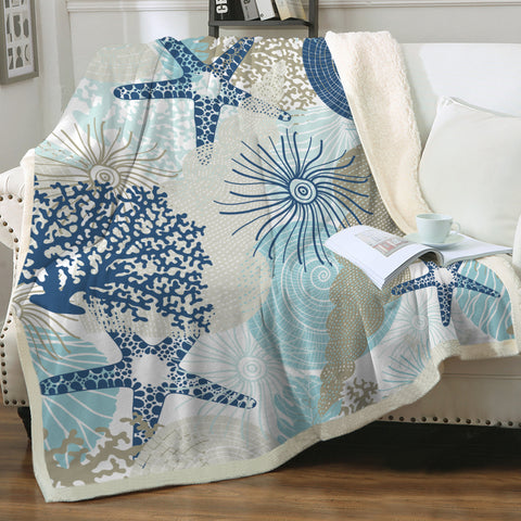 Beach Treasures Bedspread Blanket