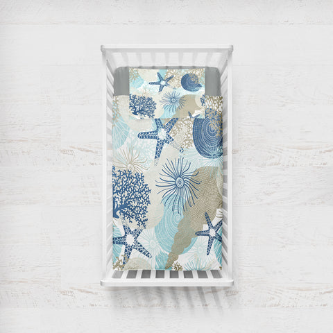 Beach Treasures Cot Bedding