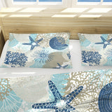 Beach Treasures Reversible Bed Cover Set