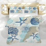 Beach Treasures Reversible Bed Cover Set
