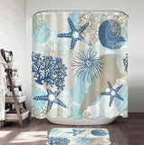 Beach Treasures Shower Curtain