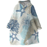 Beach Treasures Wearable Blanket Hoodie
