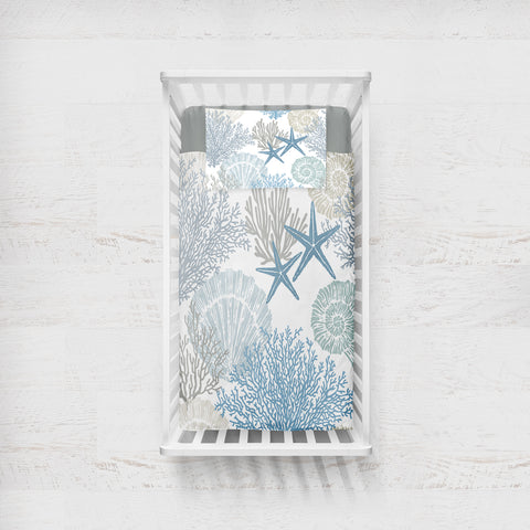 Coastal Coral Cot Bedding