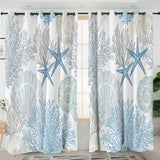 Coastal Coral Curtains