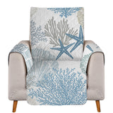 Coastal Coral Sofa Cover