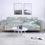Coastal Coral Sofa Cover