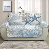 Coastal Coral Sofa Cover