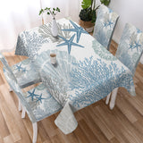 Coastal Coral Tablecloth