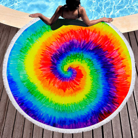 Colour Creation Round Beach Towel