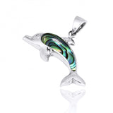 Dolphin with Abalone shell Pendant